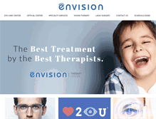 Tablet Screenshot of envisionoptical.com